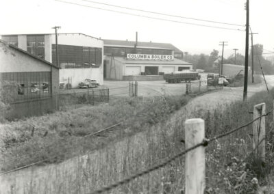 Our factory in the early years.