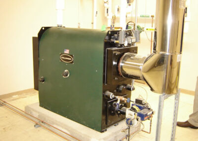 A waste oil burning boiler is easy to service and can provide decades of reliable heat.